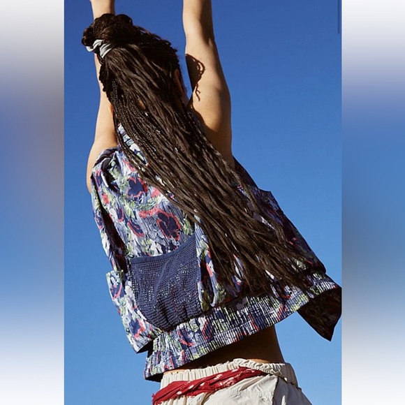 NWT FP Movement Off The Grid Printed Vest Medium Retail $118 - Picture 2 of 7